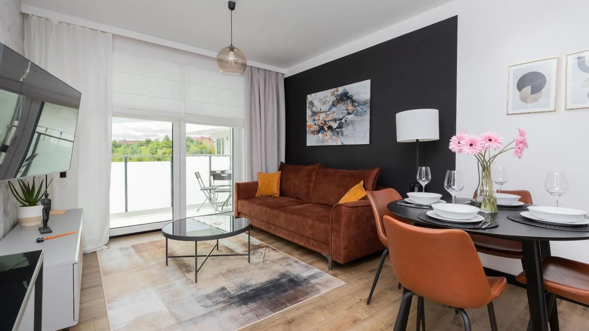 Modern Apartment With Balcony And Parking In Gdansk By Noclegi Renters